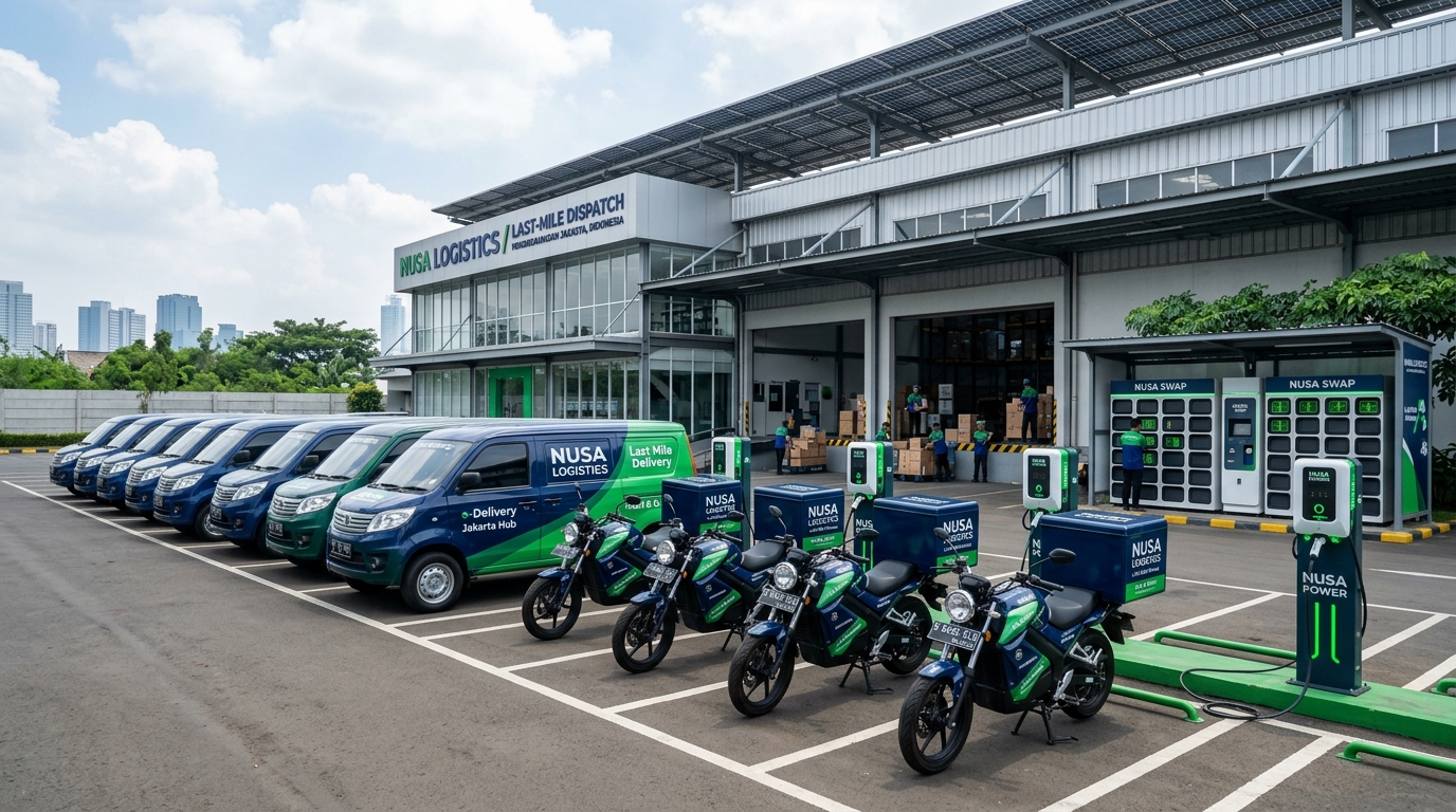 Last-Mile Commercial EV Fleet & Automated Battery Swapping