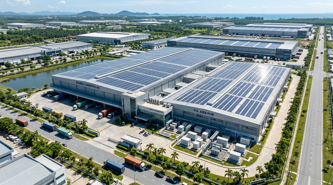 Industrial Megawatt Rooftop Solar PV & Distributed Microgrids